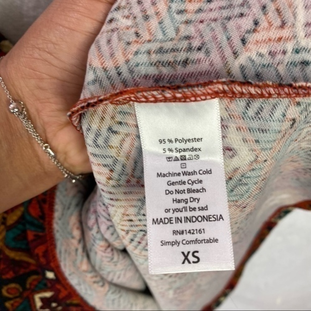 LuLaRoe Floral Print A-Line Dress - Picture 8 of 10